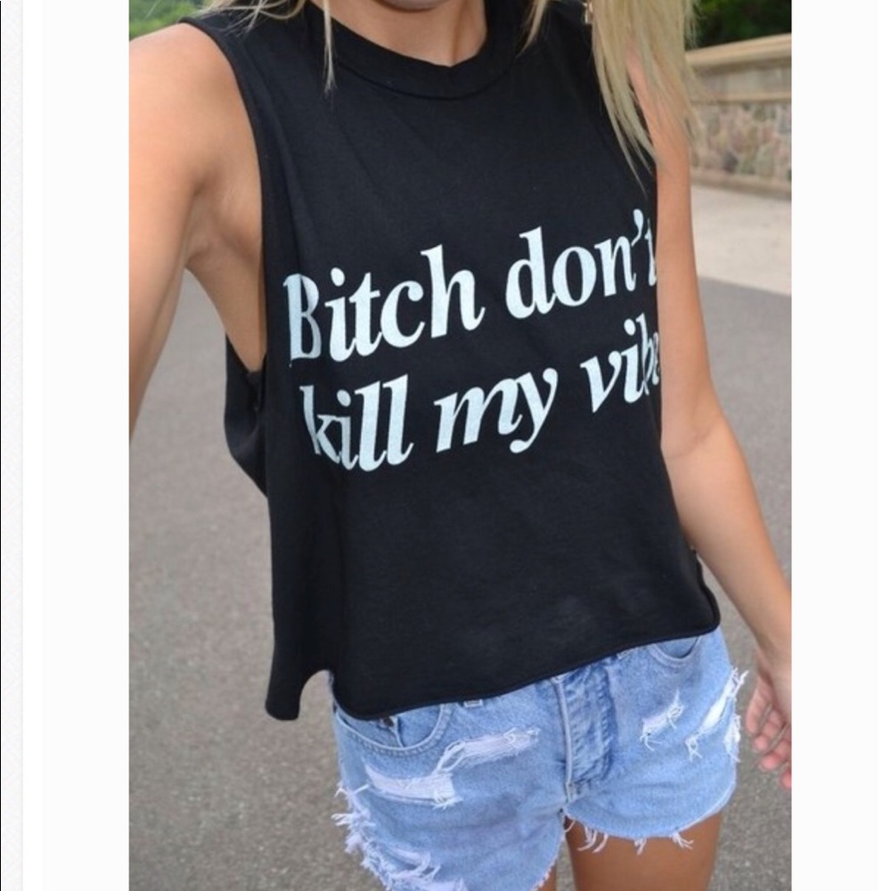 Brandy Melville Cropped Muscle Tank